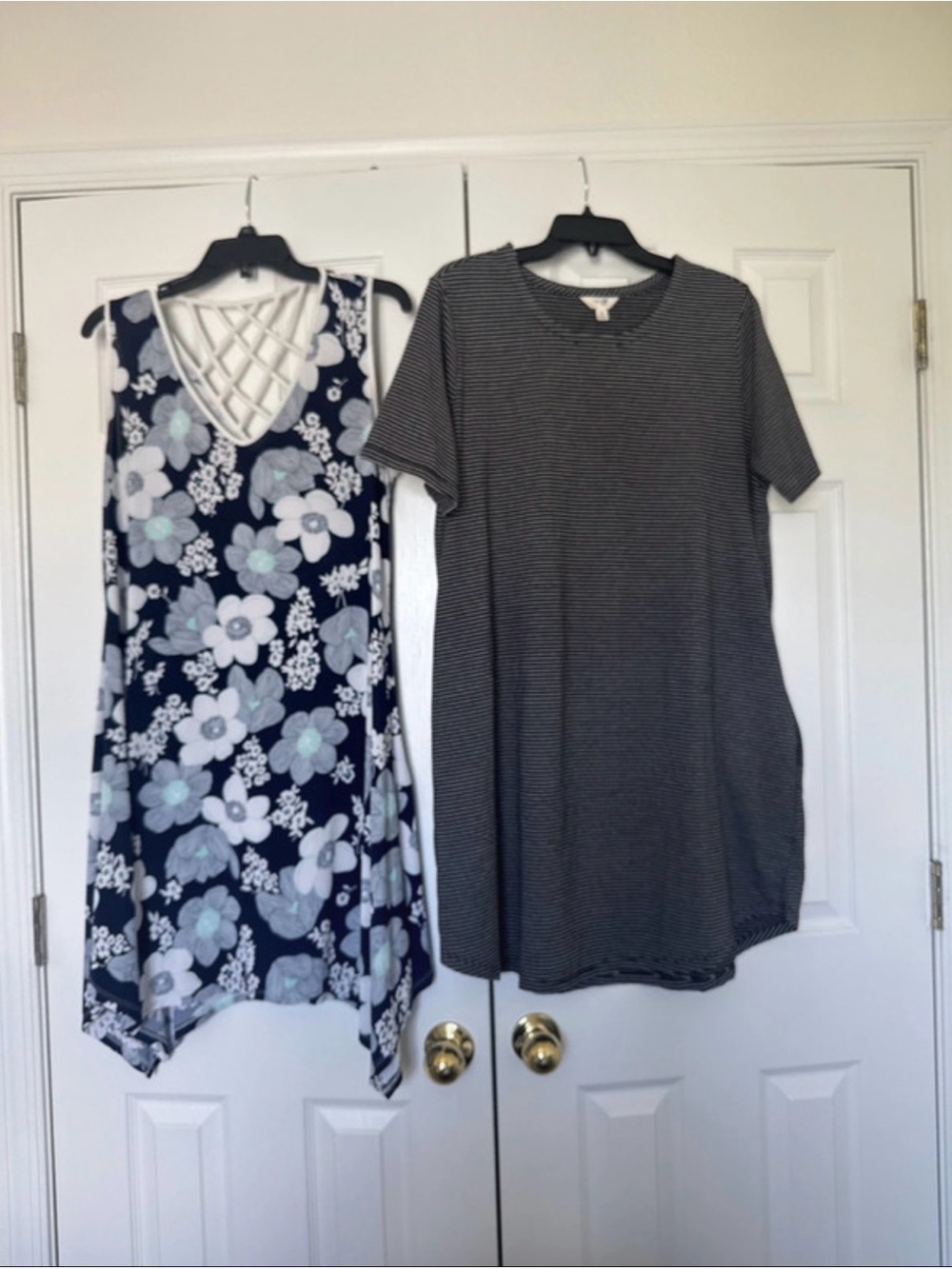 2 Blue Mini Dresses
